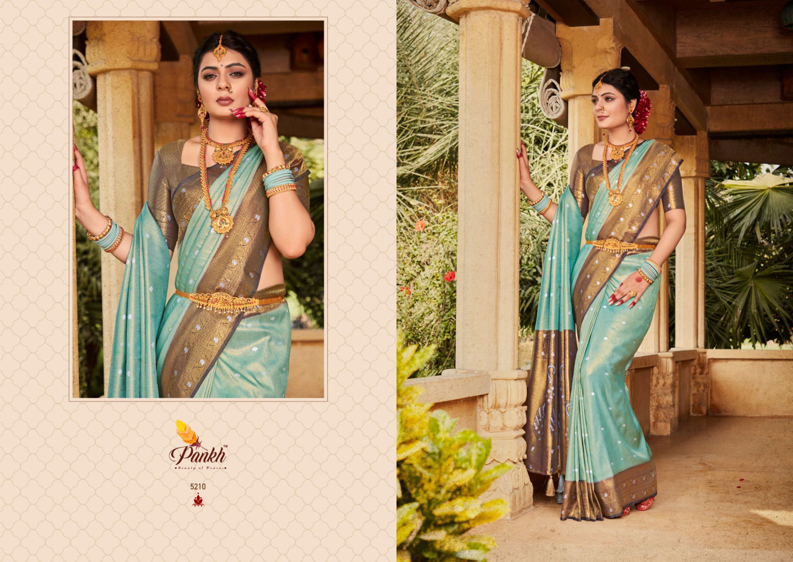 Virasat Vol 1 By Pankh Silk Designer Sarees Catalog